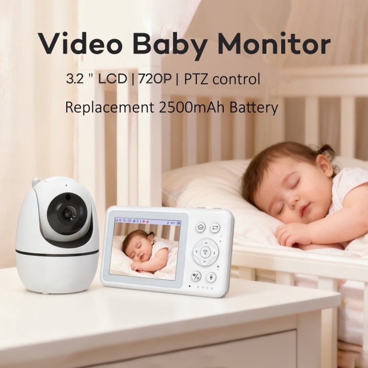 Babyphone 2,4GHz ohne App Nachtsicht 2