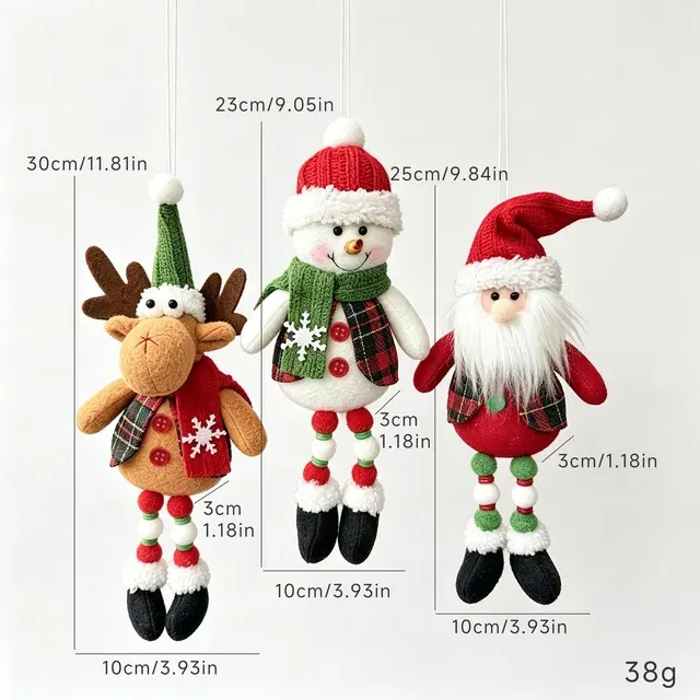 Plüsch-Weihnachtsanhänger 3