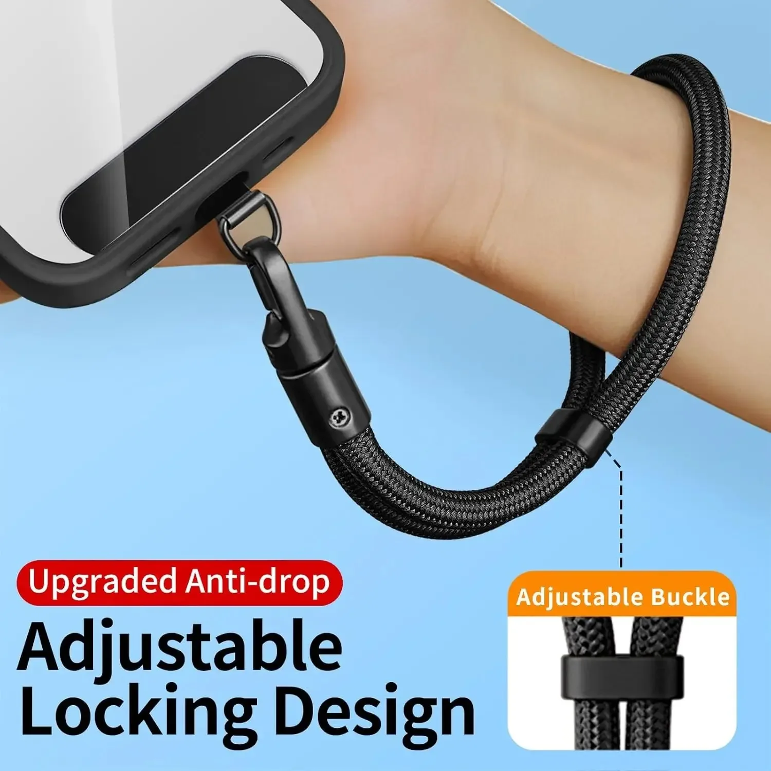 Verstellbares Handy-Lanyard mit Anti-Drop-Schlaufe 2