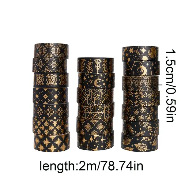 Washi-Tape-Set mit Goldfolie 2