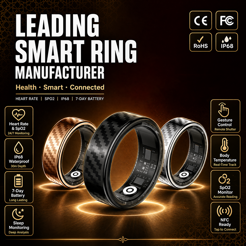 Smarter Fitness-Ring mit Pulsmesser 2