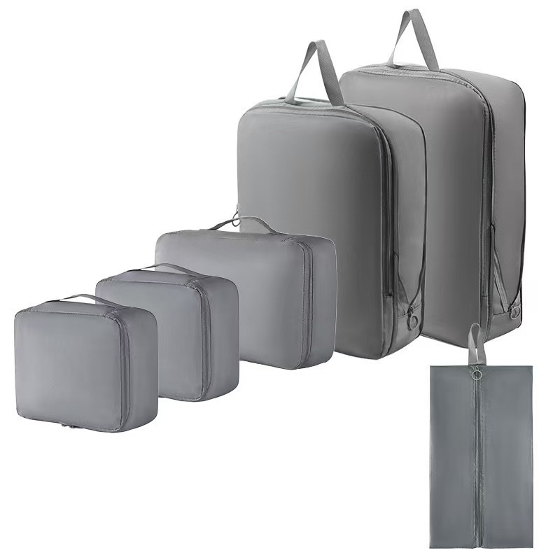 6-teiliges Kompressions-Packwürfel-Set für Reisen 3