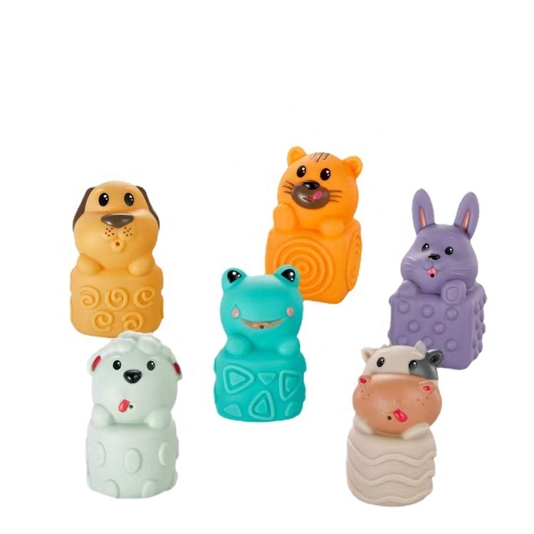 Silikon-Tier Badespielzeug für Babys 3