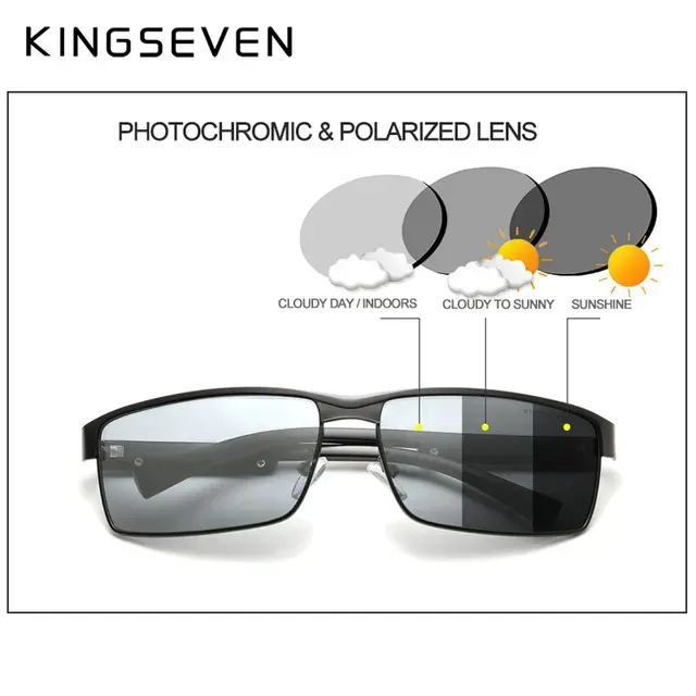 Chamäleon-Sonnenbrille photochrom polarisiert 4