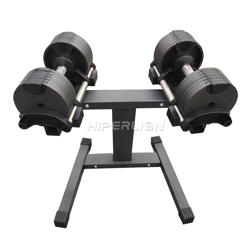 Verstellbares Kurzhantel-Set 20 kg mit Ständer