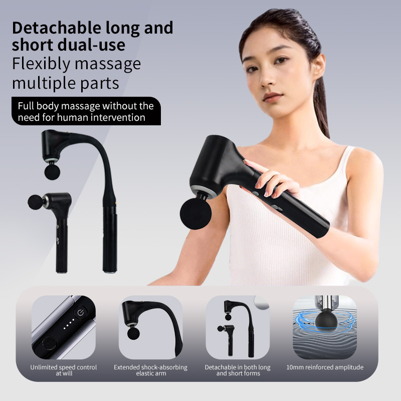 Massagepistole mit Abnehmbarem Aufsatz 3