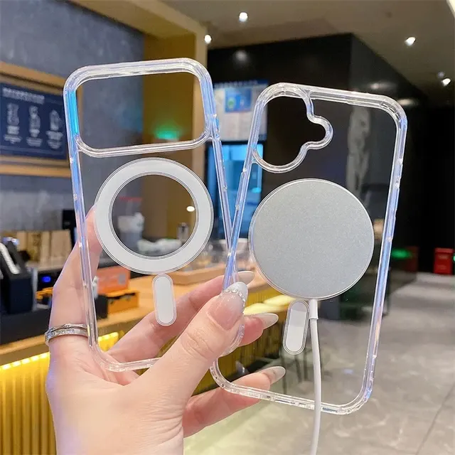 MagSafe Magnet Handyhülle transparent hart 3