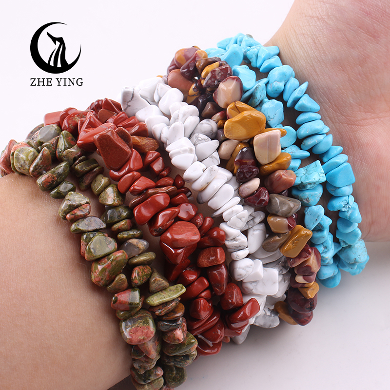 Heilstein-Armband aus Jade-Kristallchips 2