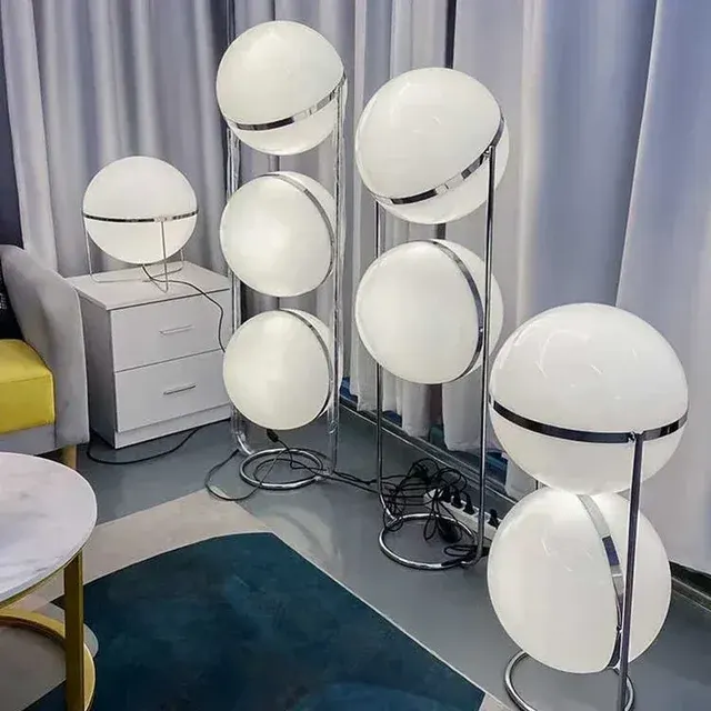 Chrom-Stehlampe 4