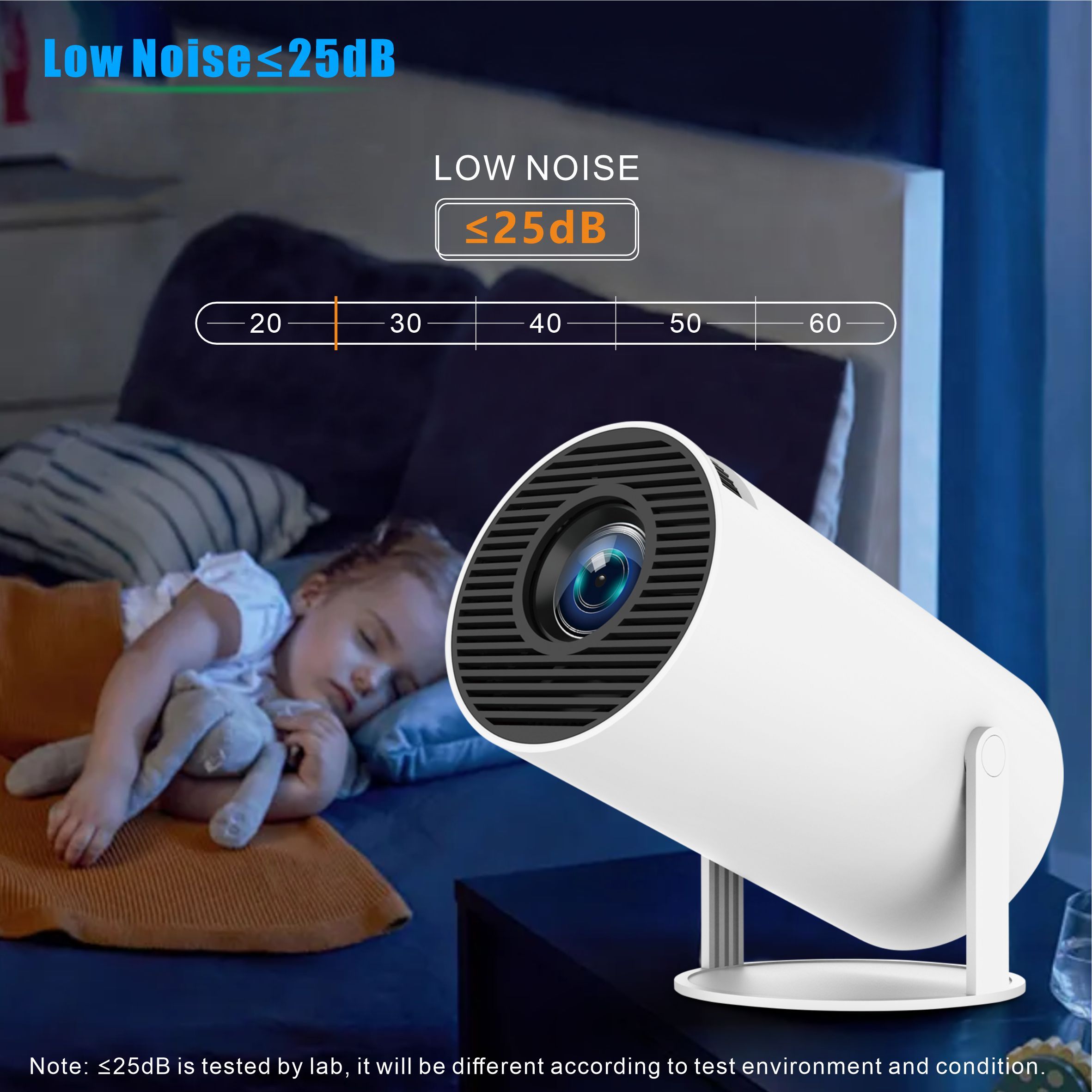 Outdoor Mini Projektor Wifi 6 Android 11 4K 4
