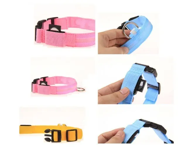 Reflektierendes LED-Hundehalsband, multifunktional 4