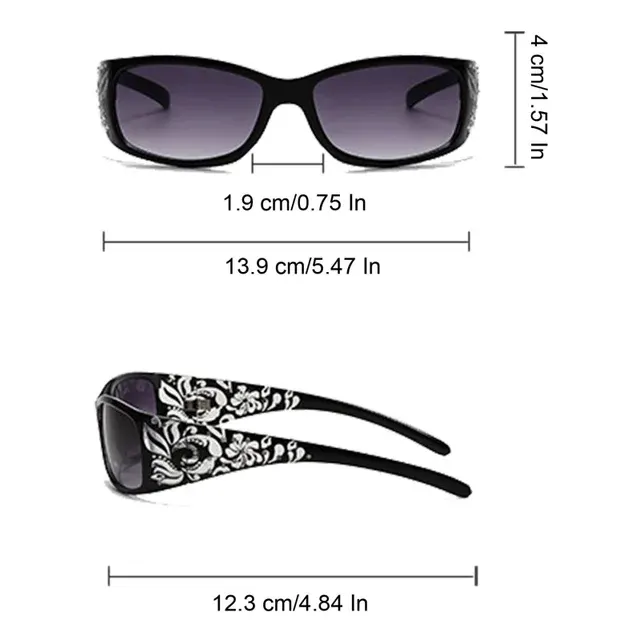 Strass-Katzenaugen-Sonnenbrille 4