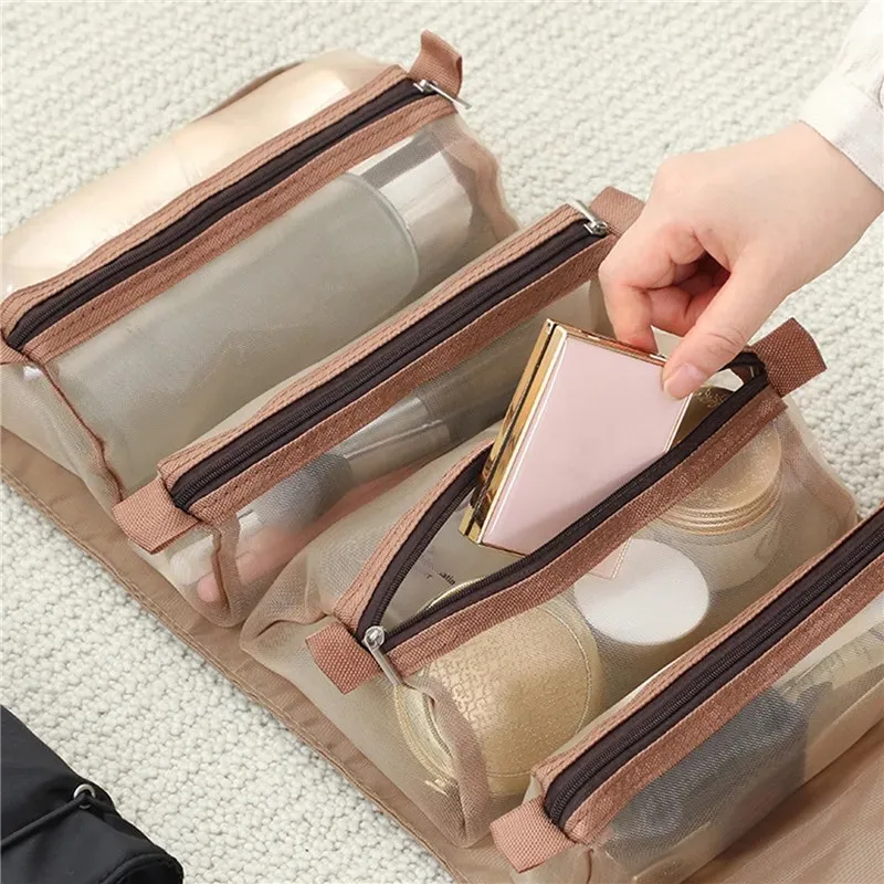 Faltbare Reise-Kulturtasche 4-in-1 4