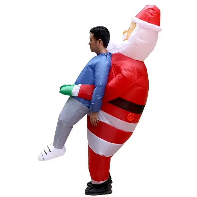 Aufblasbares Weihnachtsmann-Kostüm 4