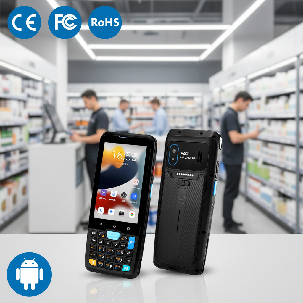 Robuster Android-Datensammler mit 2D-Barcode-Leser 2
