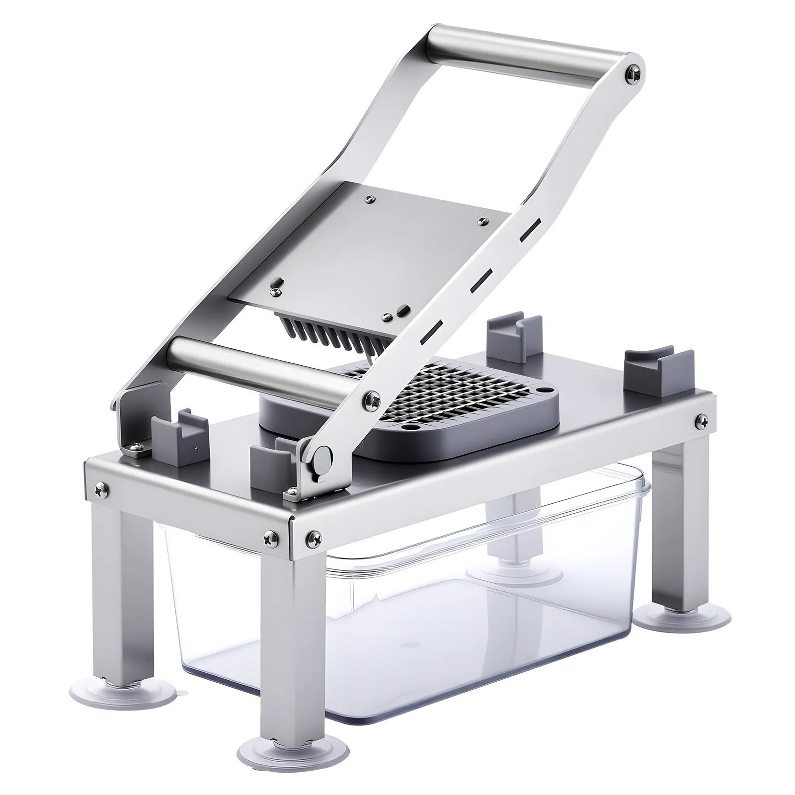 Edelstahl Gemüseschneider Manuell mit Klingen 2