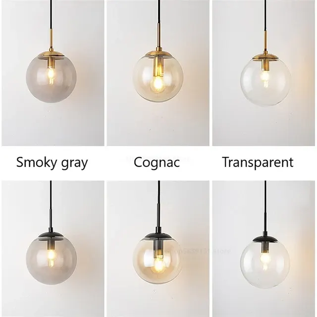 Glaskugel-Wandlampe 4