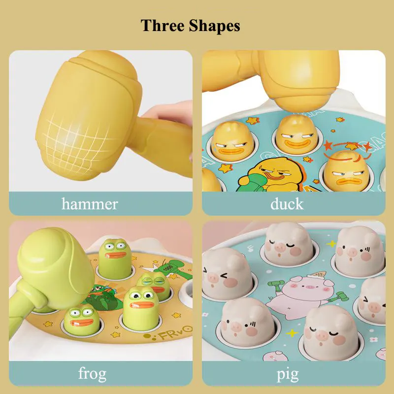 Montessori Lernpuzzle Tierfiguren für Kleinkinder 3