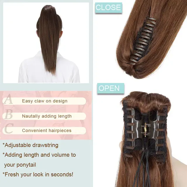 Clip-in-Pferdeschwanz-Extension 3
