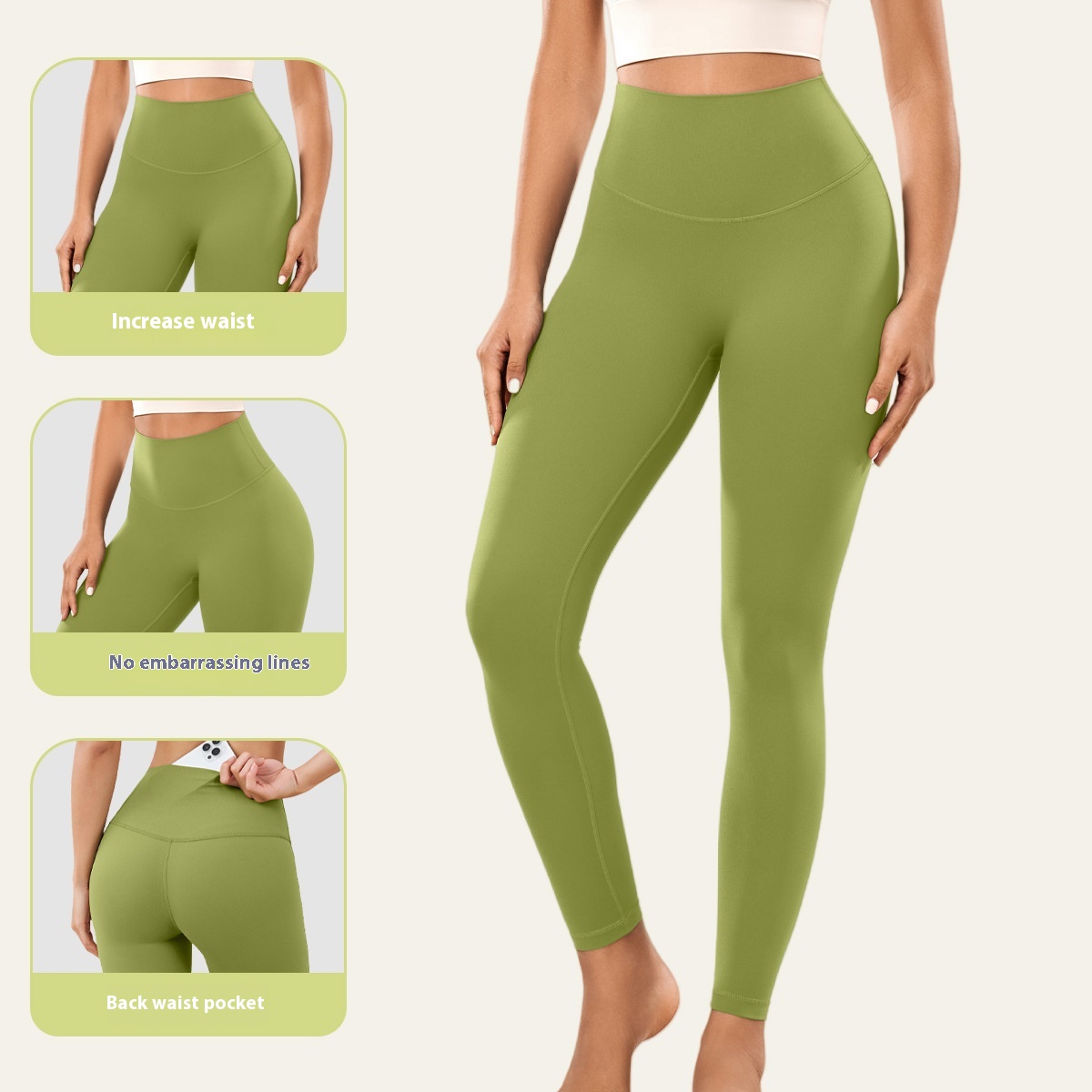 Fitness Hose mit Taschen Slim Fit