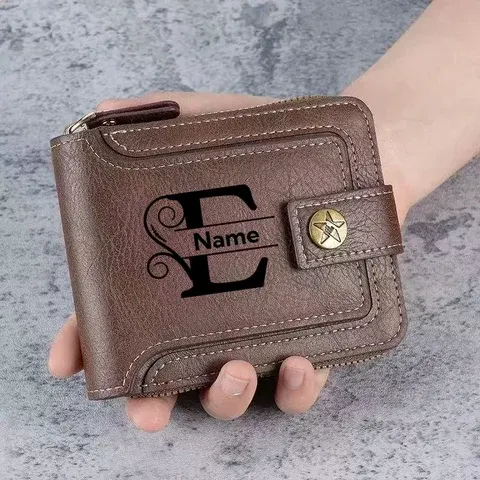 Gravierte Herrenbrieftasche