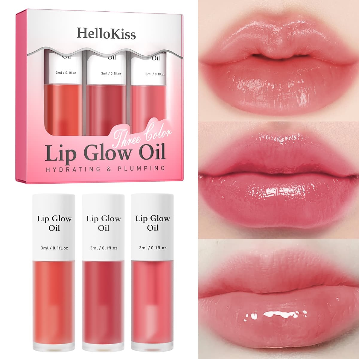 Langanhaltendes Lipgloss Set mit 7 Aromen 3