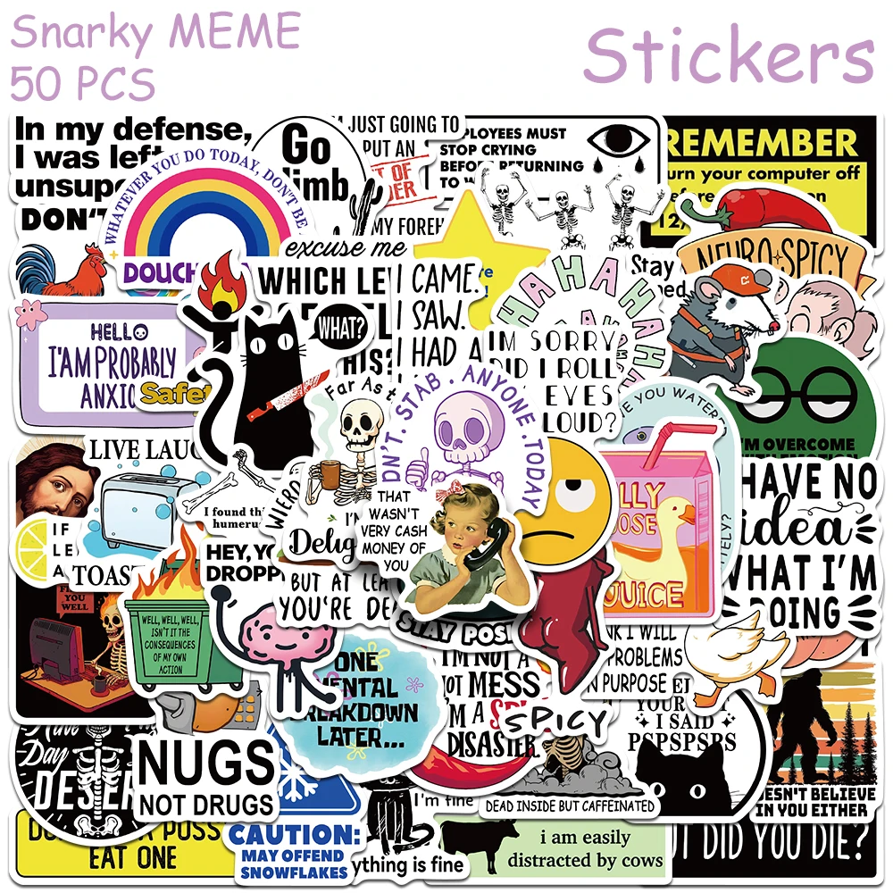 100 Cartoon-Sticker mit Meme-Motiven 2