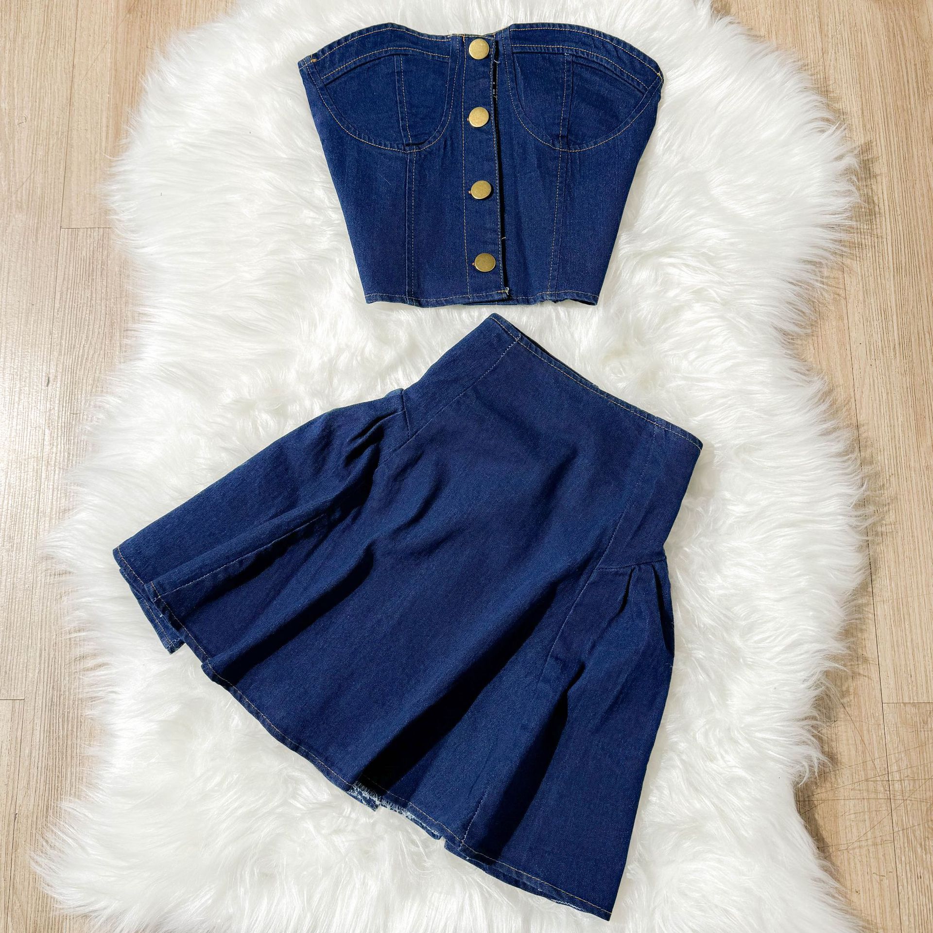 Jeans-Zweiteiler