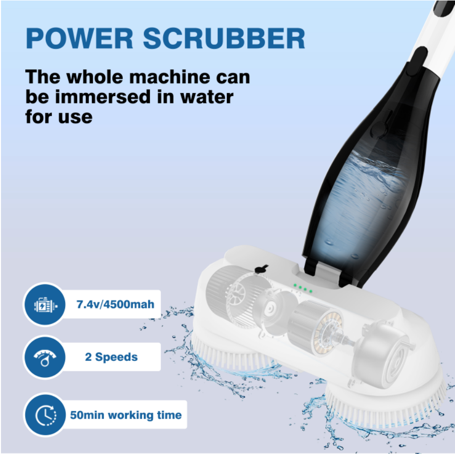 Wasserdichte 7-in-1 Elektrische Reinigungsbürste 3