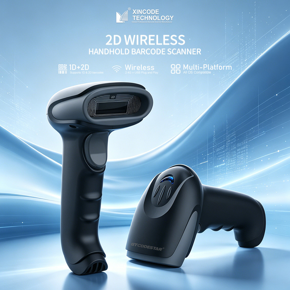 Langreichweiten Bluetooth Barcode Handscanner 1D 2D
