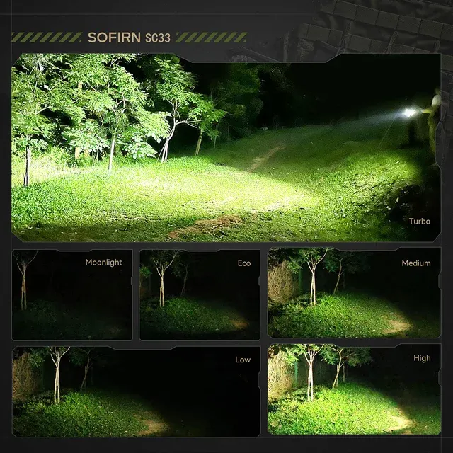 LED Taschenlampe 5200 Lumen USB-C Taktisch 4