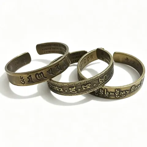 Messing-Mantra-Armband