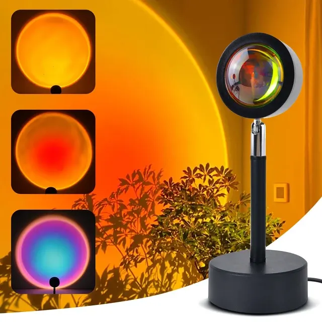 LED-Sonnenuntergangs-Projektionslampe 180° 2