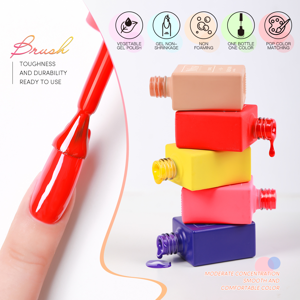 Gel-Nagellack-Set 4