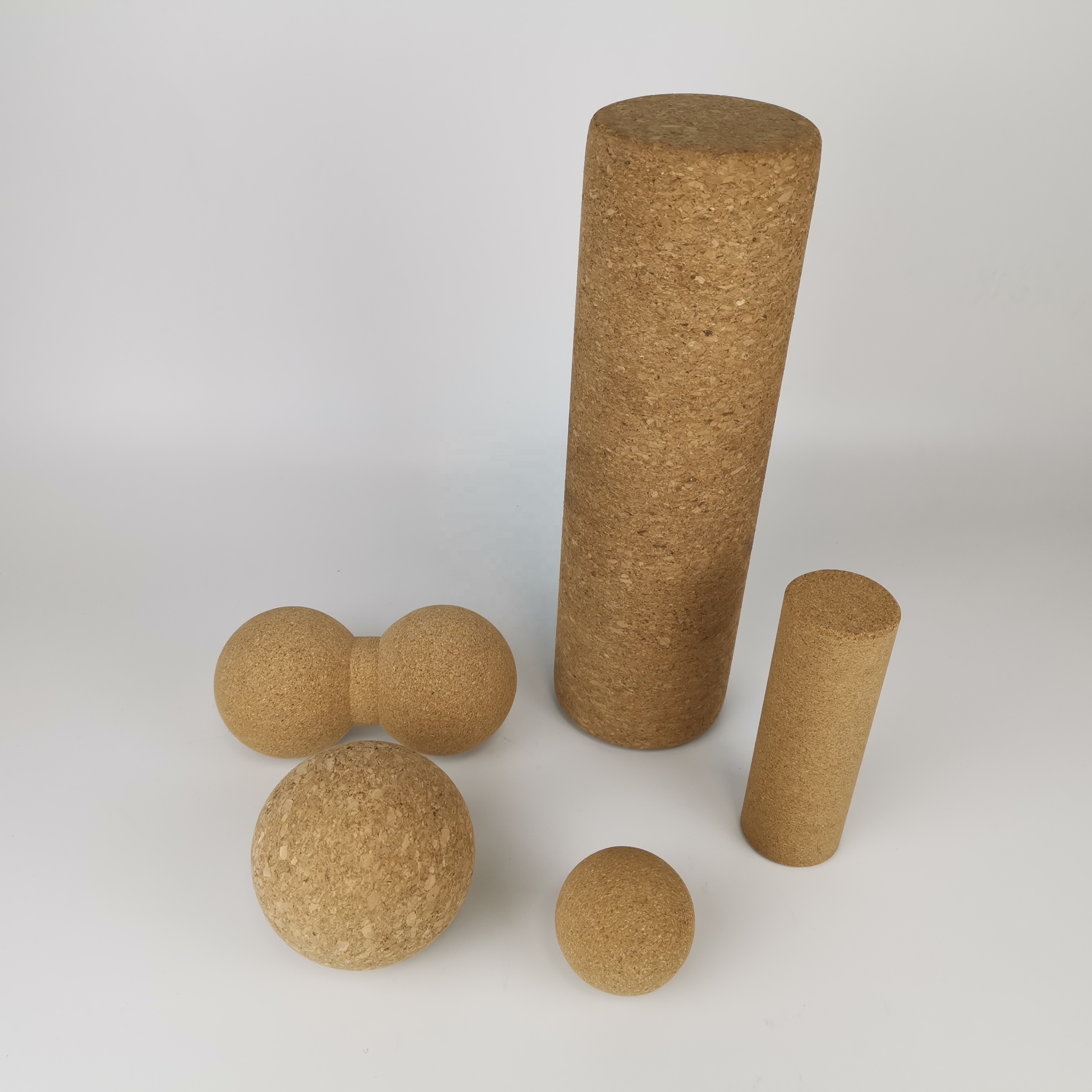 Naturkork-Massageset mit Faszienbällen 2