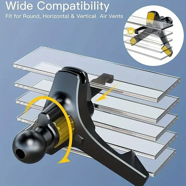 Magnetische Lüftungsclip Handyhalterung 17mm Kugelkopf 3