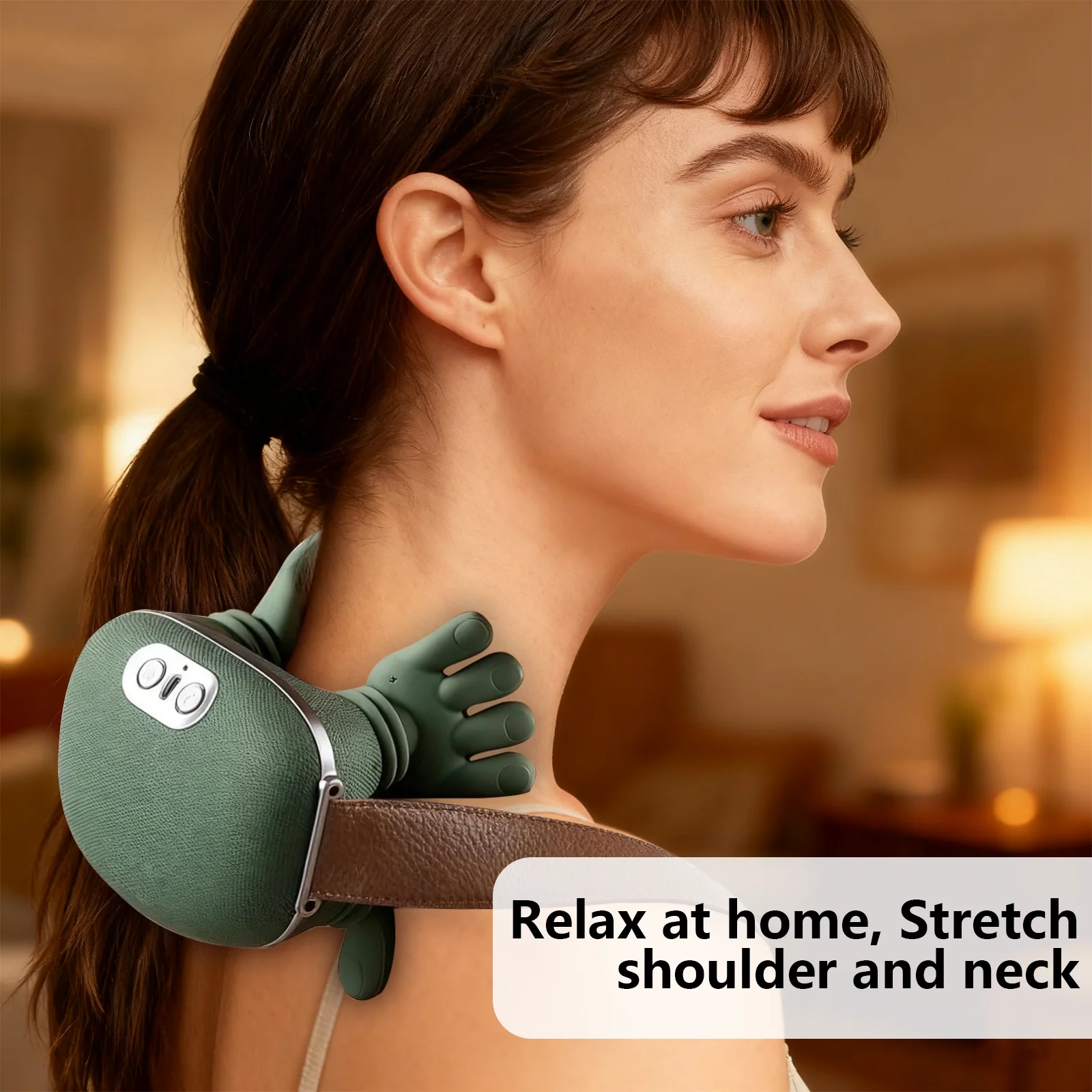 Nacken-Schultermassagegerät mit Wärme und 4D-Knetung 3