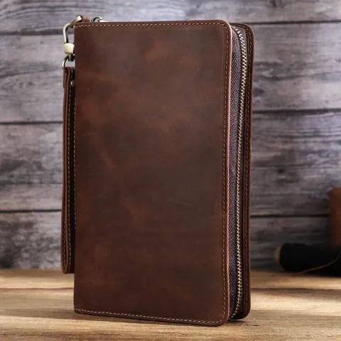 Leder Clutch