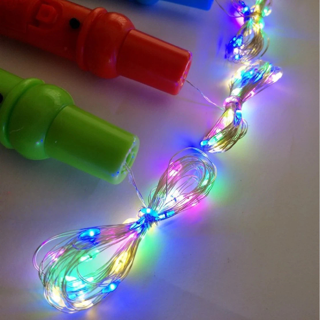 Handgehaltene LED Bobo Ballons mit Griff 3