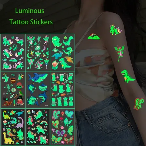 Leucht-Tattoo-Aufkleber
