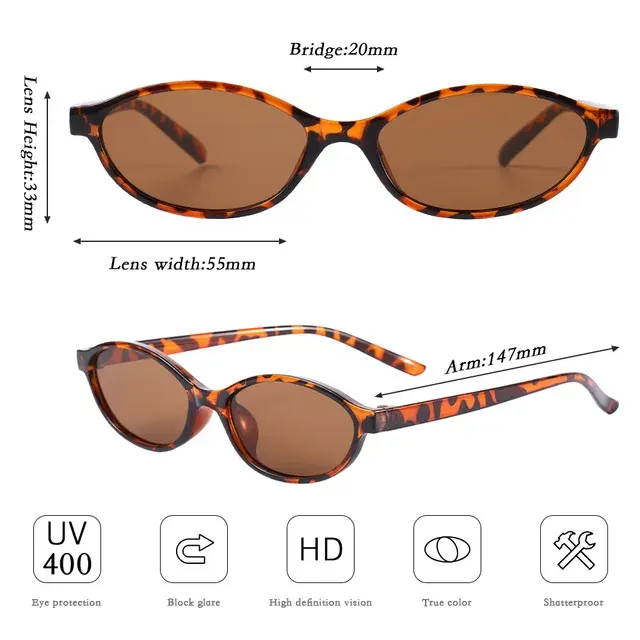 Ovale Sonnenbrille 4
