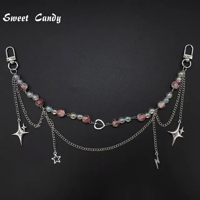 Verstellbare Taillenkette mit Stern-Herz-Anhänger 4