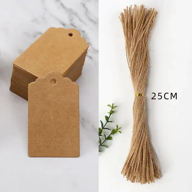Kraftpapier-Geschenkanhänger 2