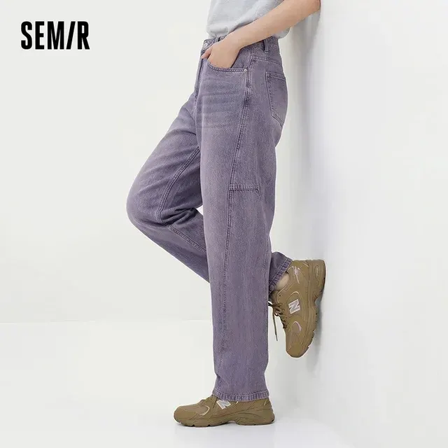 Used-Look-Jeans mit weitem Bein 3