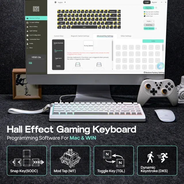 Hall-Effekt-Gaming-Tastatur 4