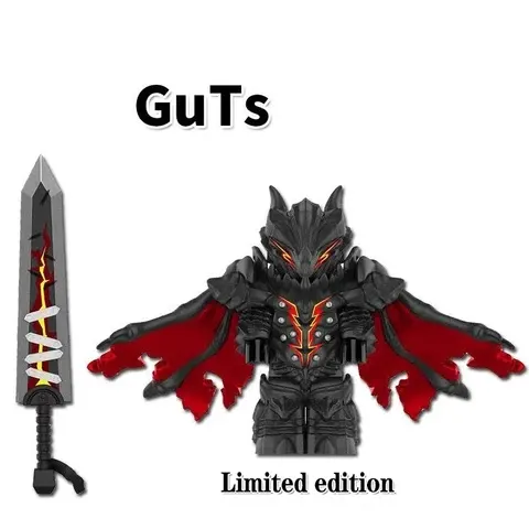 Anime-Bausteinset Berserker Guts als Sammelmodell