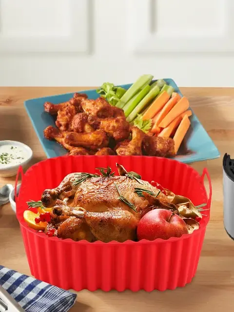 Wiederverwendbare Silikon-Einlage für Heißluftfritteuse 2