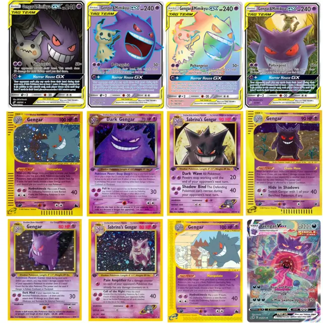 Folien-Sammelkarte Gengar und Mimikyu GX 3