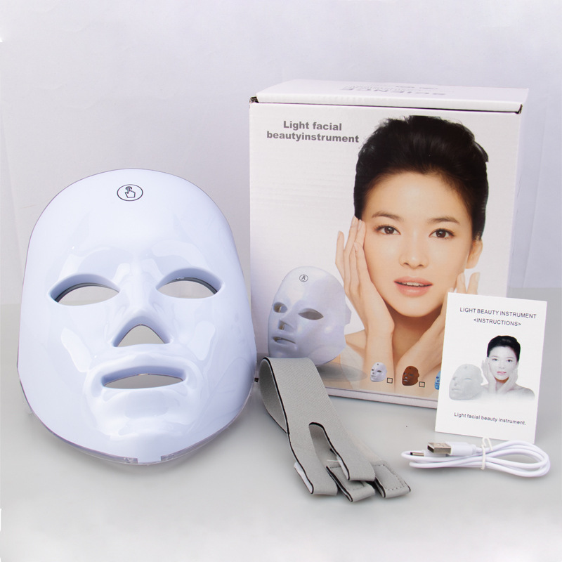 Tragbare LED-Gesichtsmaske mit 8 Farben 4