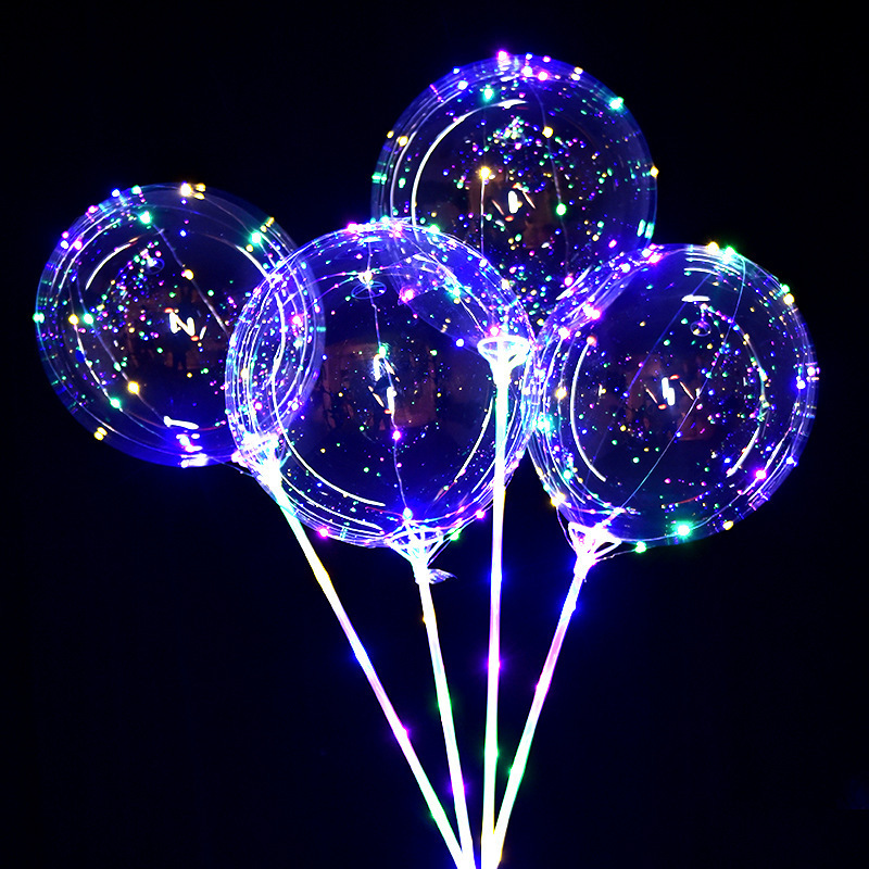 Blinkende LED Ballons 20 Zoll Becher 3
